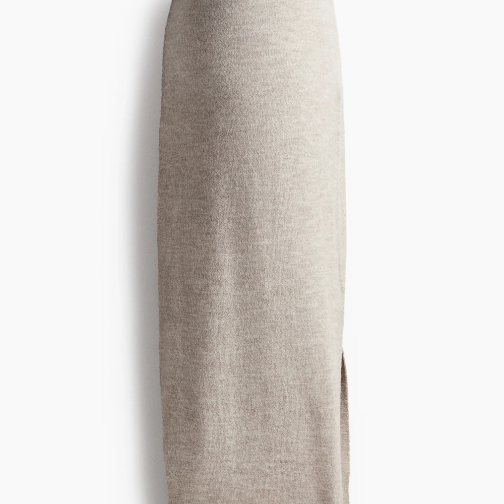 H&M Light Tan Pencil Skirt